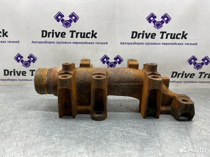 Выпускной коллектор (левая часть) задний Man Tgx