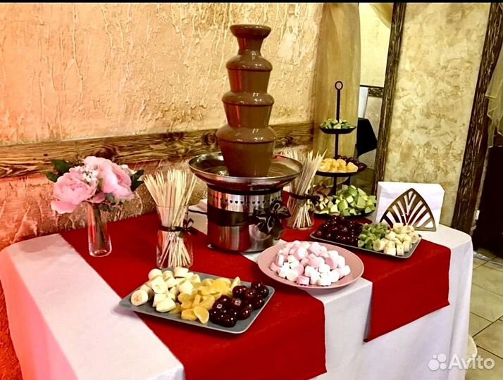 Шоколадный фонтан аренда