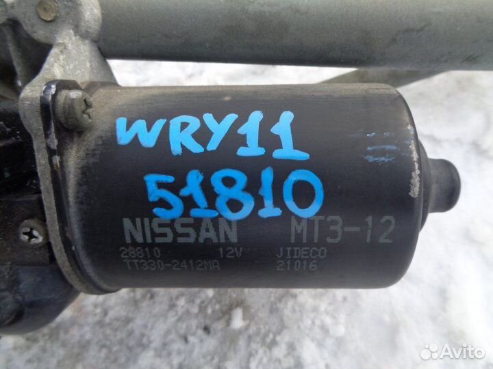 Мотор дворников Nissan Wingroad WRY11 QR20DE