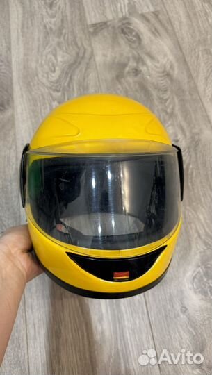 Детский мото шлем защитный