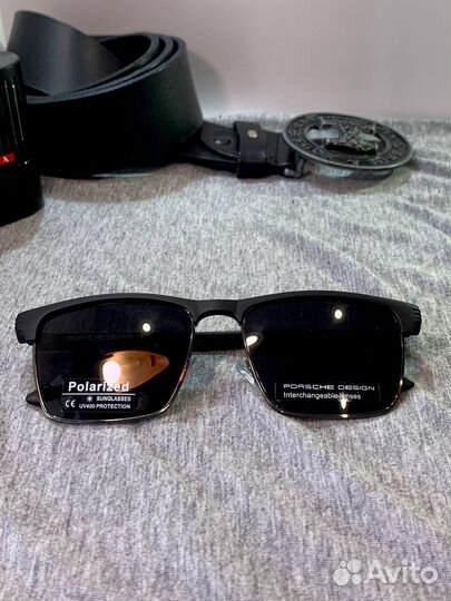Солнцезащитные очки полароидные мужские porsche