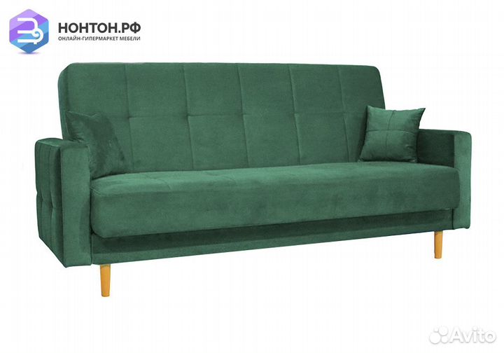 Диван книжка Фиеста зеленый