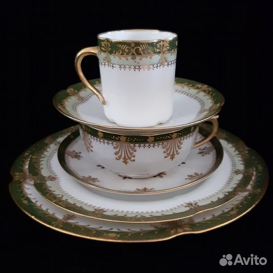 Набор чайное и кофейное трио Лимож