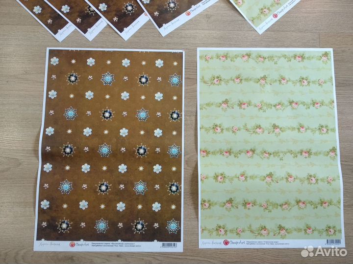 Декупажные карты в ассортименте