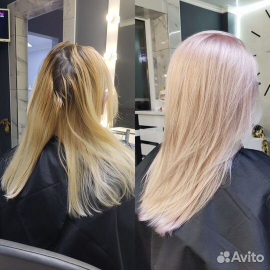 Окрашивание волос любой сложности