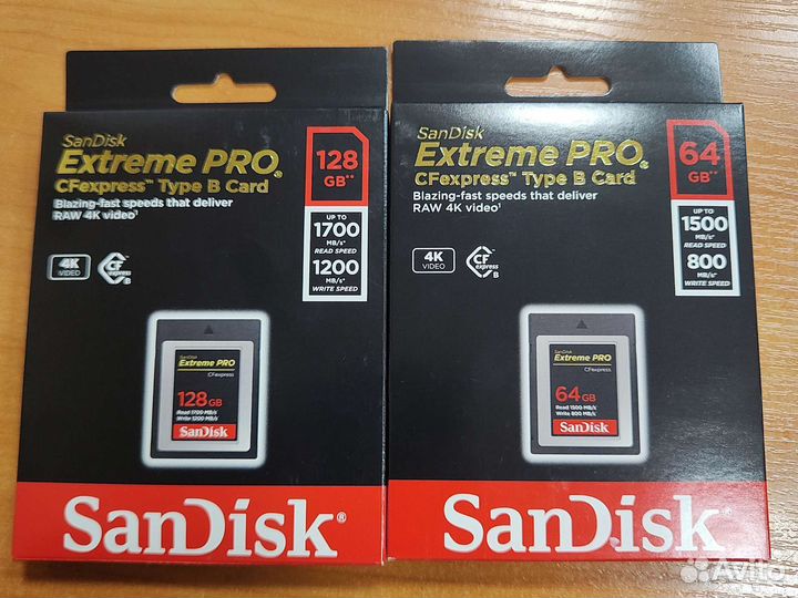 Карта памяти Sandisk CFexpress Type B