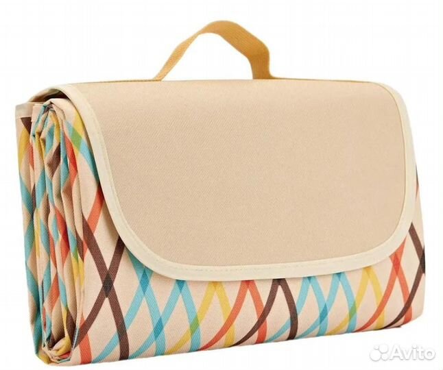 Большой коврик-сумка для пляжа, пикника и т.д