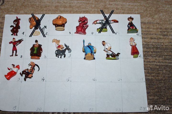 Игрушки из шоколадных яиц, часть 4