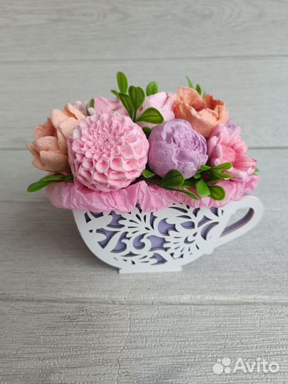 Букет из съедобных цветов