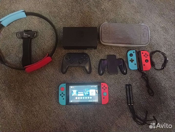 Nintendo switch прошитая чип+256gb