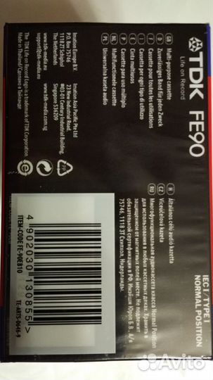 Аудиокассета TDK FE-90EB