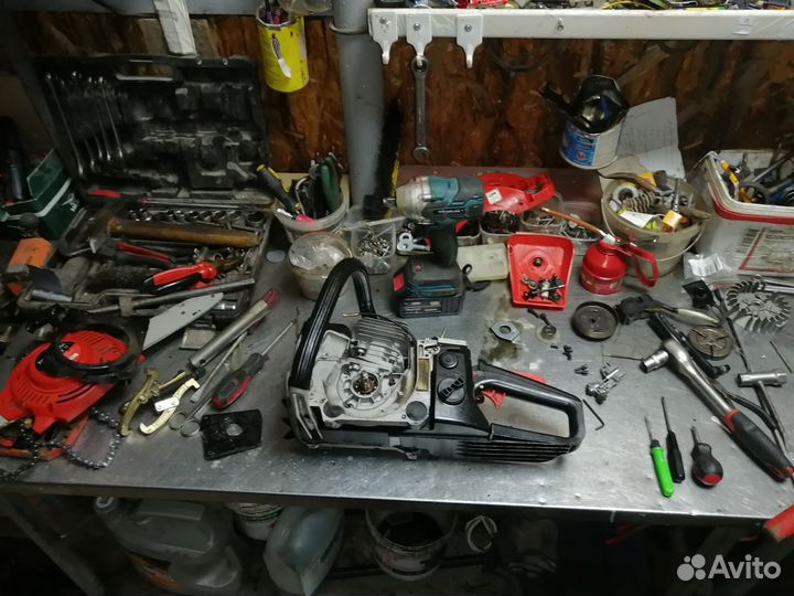 Ремонт бензопил, бензотримеров, заточка цепей