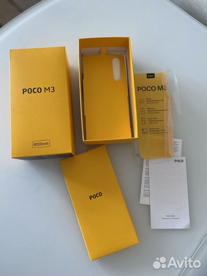 Коробка от телефона xiaomi poco m3