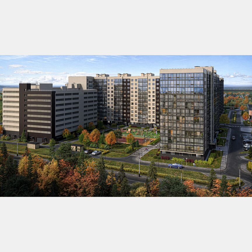 2-к. квартира, 65,8 м², 5/12 эт.