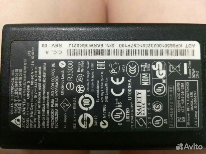 Блок питания для ноутбука HP