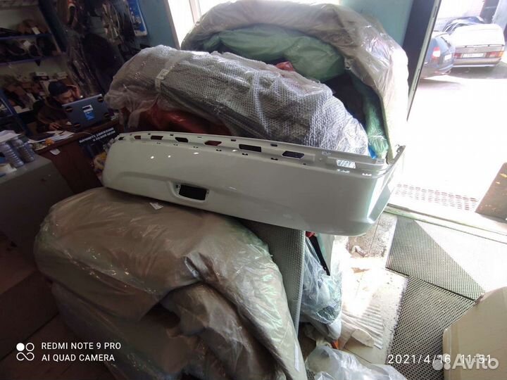 Бампер задний Hyundai Getz белый все цвета