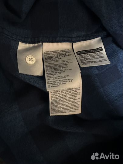 Клетчатая рубашка Levis (XL)