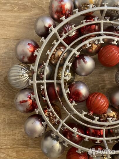 Новогодние игрушки украшения венок IKEA