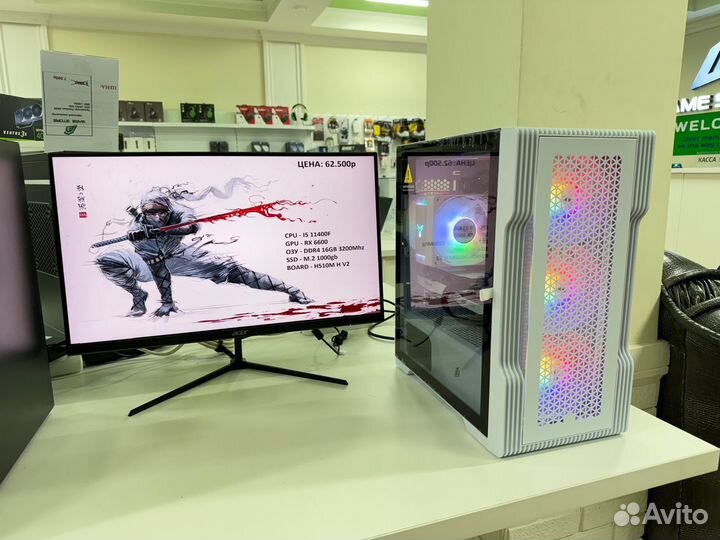 Игровой системник 11400F+RX6600