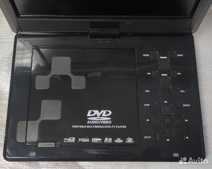 Портативный DVD плеер + ЖК телевизор PR-1128