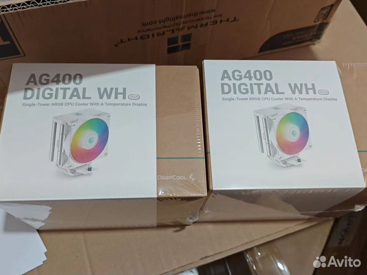 Кулер deepcool ag400 digital wh argb