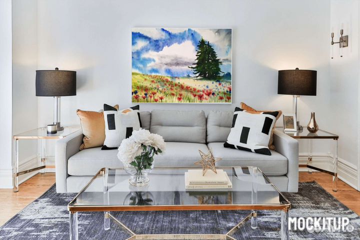 Акварельная картина пейзаж А3 