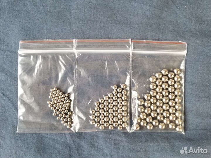 Шарики подшипников для велосипеда 1/8, 3/16, 1/4