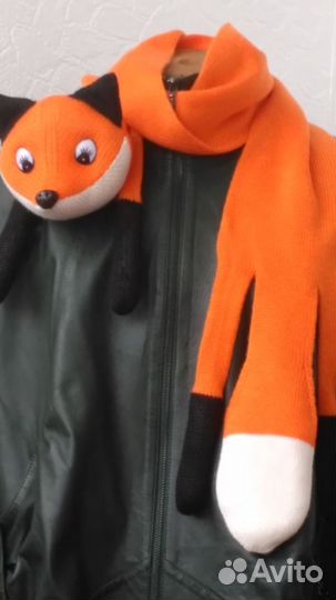 Шарф лисичка