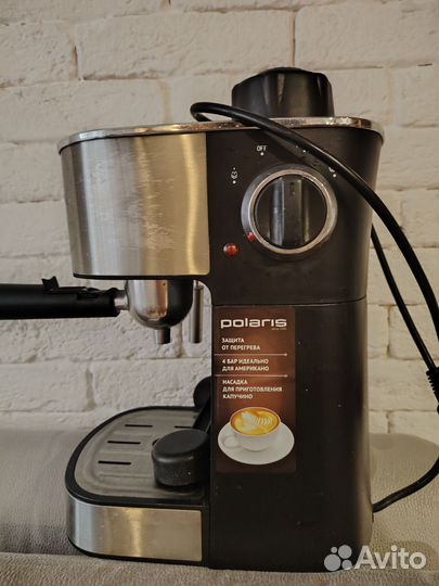 Кофеварка рожковая polaris