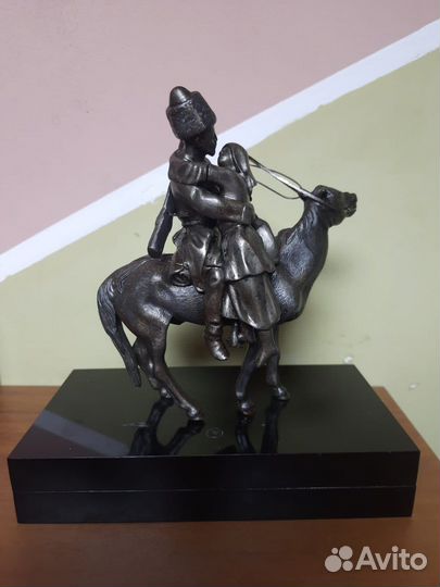 Прощание казака с казачкой, чугун 1930е касли