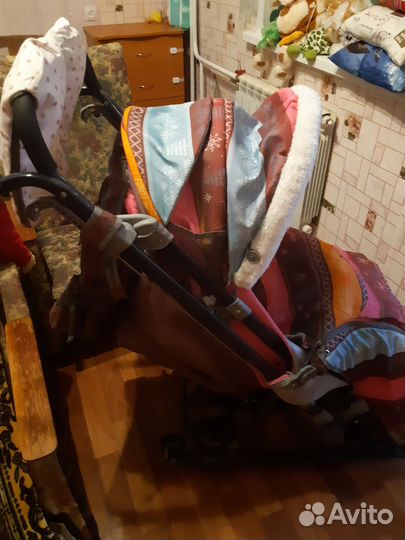Детские санки коляска бу