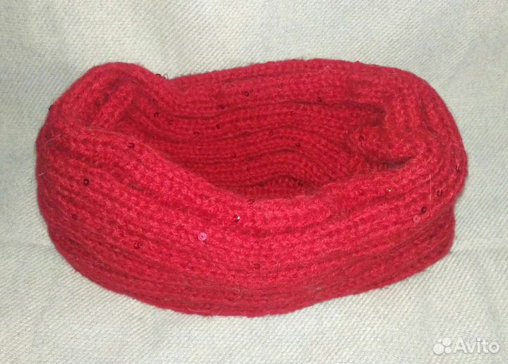 Снуд объёмный 2 слоя