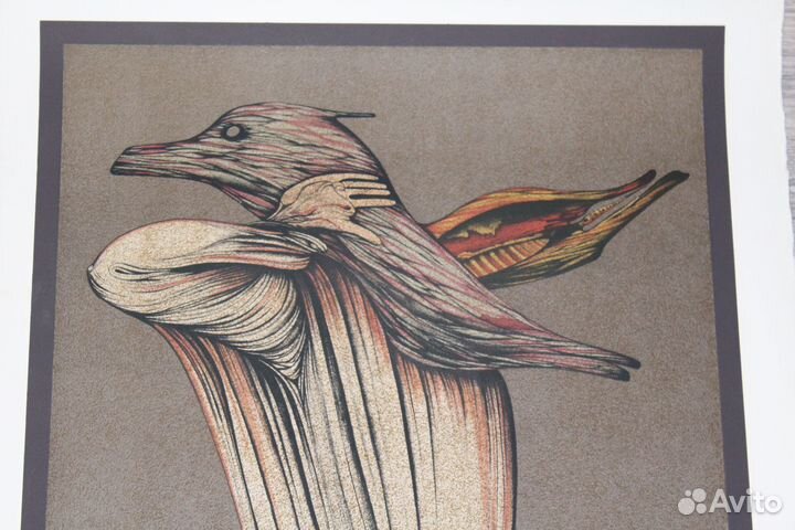 Литография М.М.Шемякина Чрево Парижа 6 1977