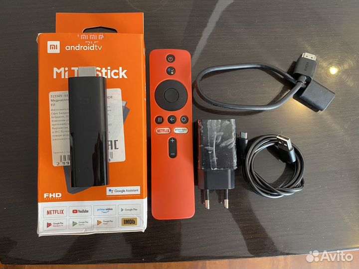 Xiaomi TV Stick HDR приставка смарт медиаплеер