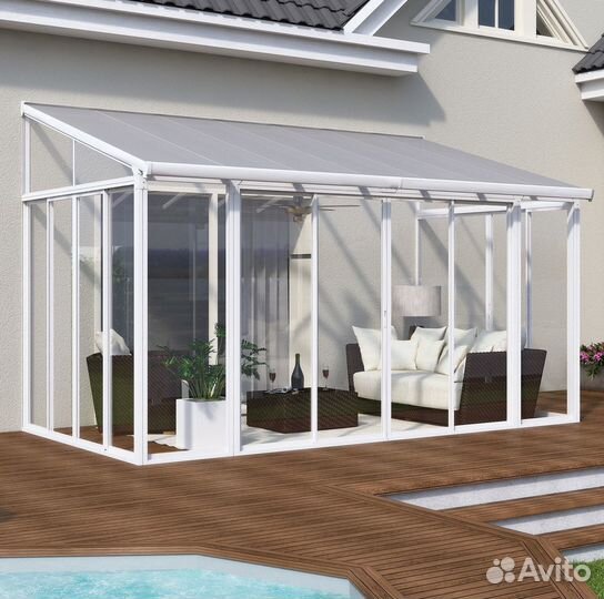 Остекление беседки