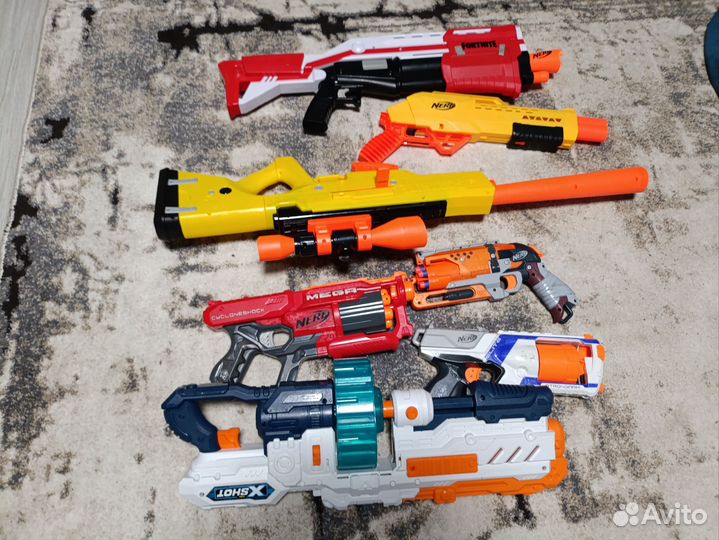 Пистолеты nerf