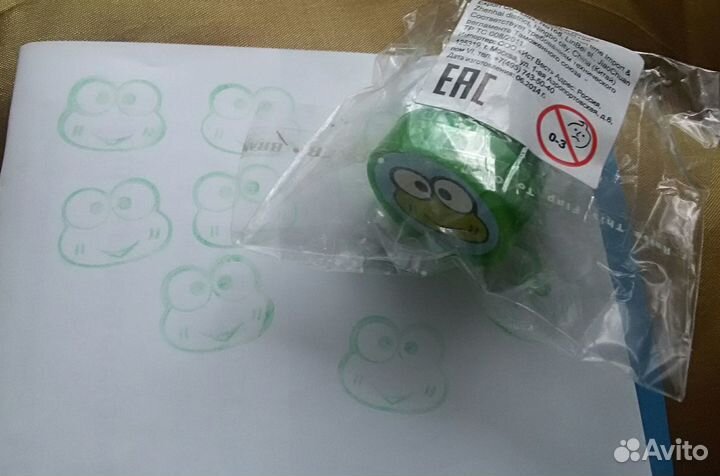 Новый штамп лягушка