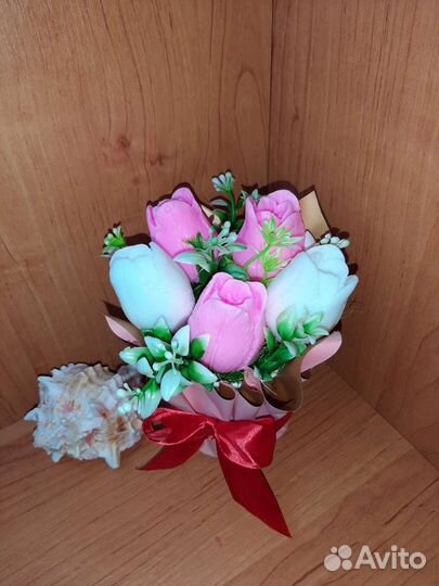 Букет с тюльпанами