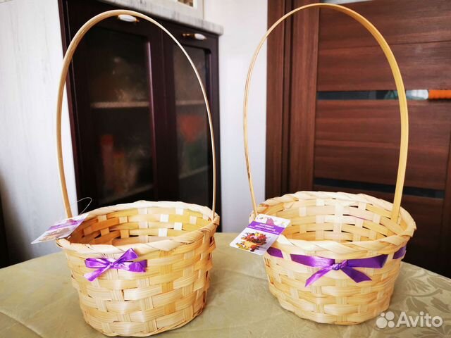 Корзина плетеная для подарка, цветов, конфет