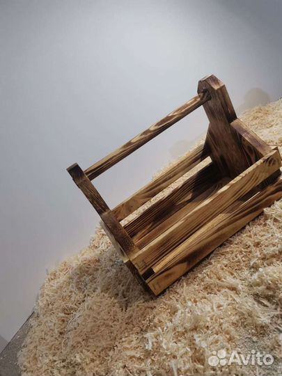 Коробка подарочная деревянная из массива сосны