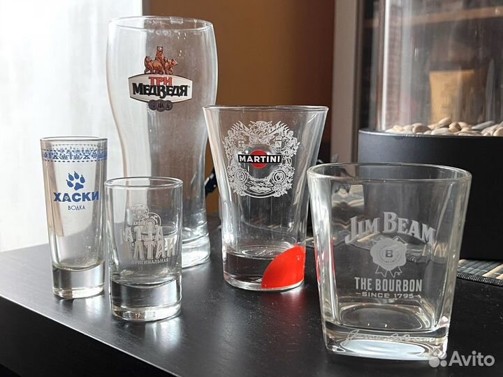 Стаканы коллекционные стопки стекло