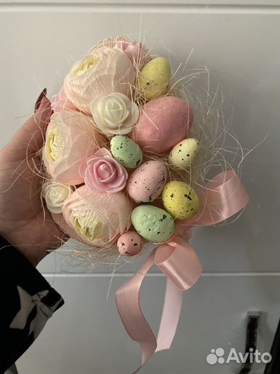 Букет яйцо на пасху