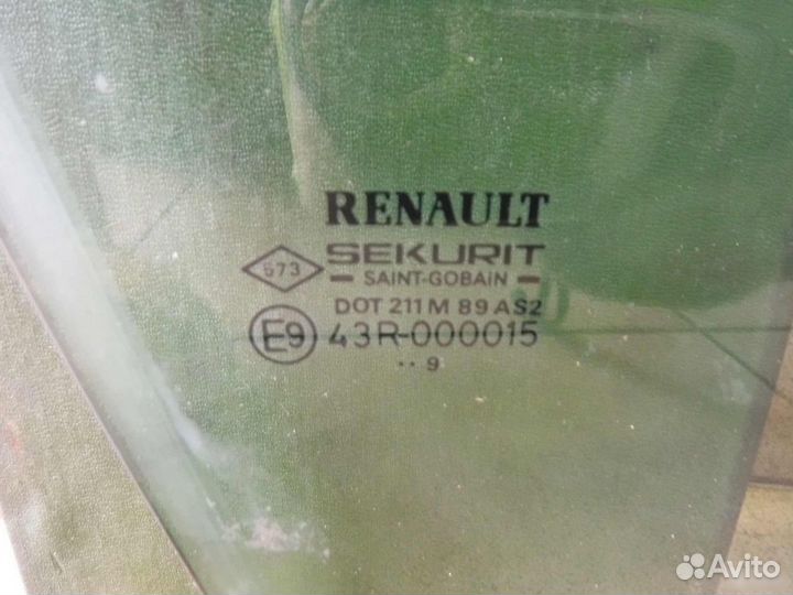 Стекло двери передней правой Renault Laguna