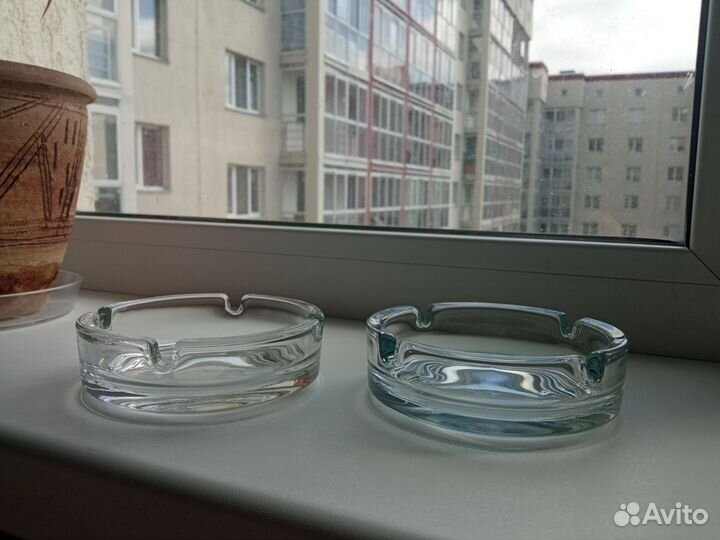 Пепельница стеклянная