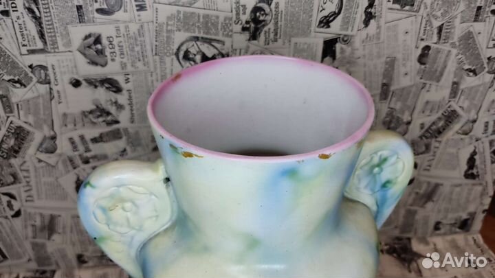 Ваза керамика 1930-е гг. Песоченская ф-ка Модерн