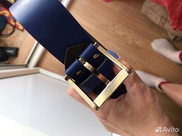 Ремень женский кожаный L