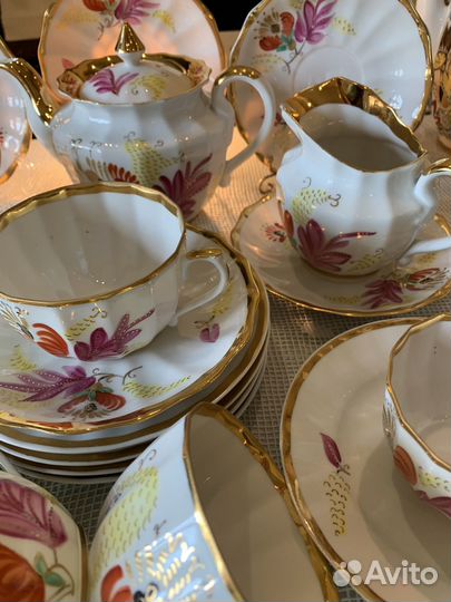 Чайный сервиз Вербилки Пурпурный лист