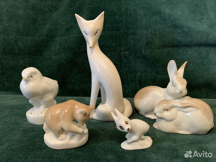 Фарфоровые статуэтки Сысерть времен СССР