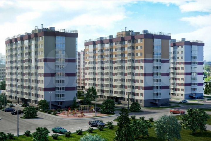 3-к. квартира, 73,5 м², 4/9 эт.