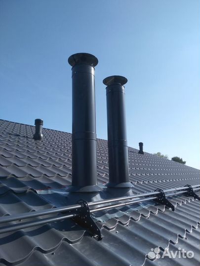 Труба сэндвич для дымохода 150х230 1мм/0,5мм нержавейка